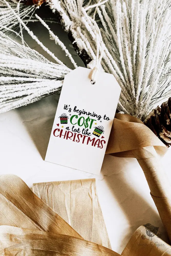 Funny Christmas gift tag - Premium Craft Supplies & Tools > Party & Gifting > Labels, Stickers & Tags > Tags from Sugar and Spice Invitations - Just $24! Shop now at Sugar and Spice Paper