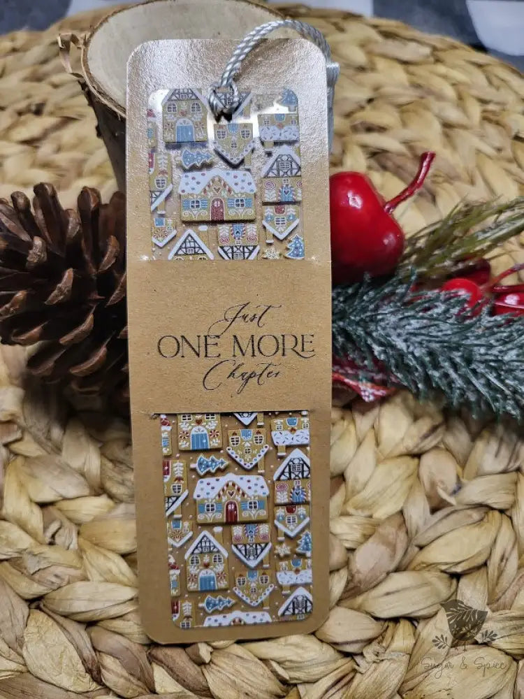 Gingerbread House Holiday Acrylic Bookmark - Premium Engraved Gifts from Sugar and Spice - Just $4.87! Shop now at Sugar and Spice Paper