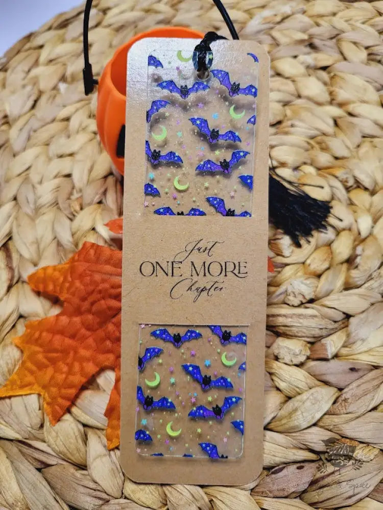 Halloween Bats Acrylic Bookmark - Premium Engraved Gifts from Sugar and Spice - Just $4.87! Shop now at Sugar and Spice Paper