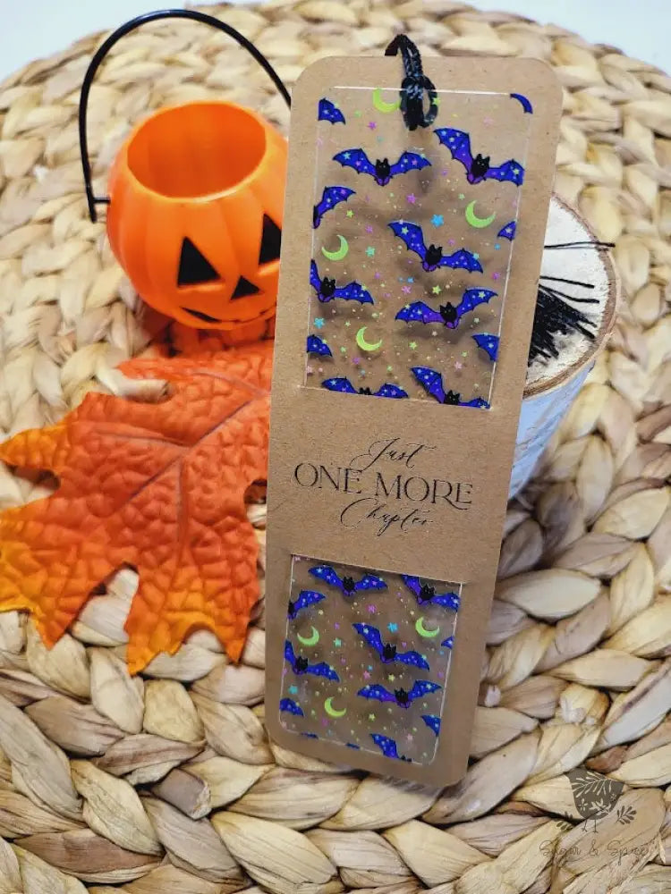 Halloween Bats Acrylic Bookmark - Premium Engraved Gifts from Sugar and Spice - Just $4.87! Shop now at Sugar and Spice Paper