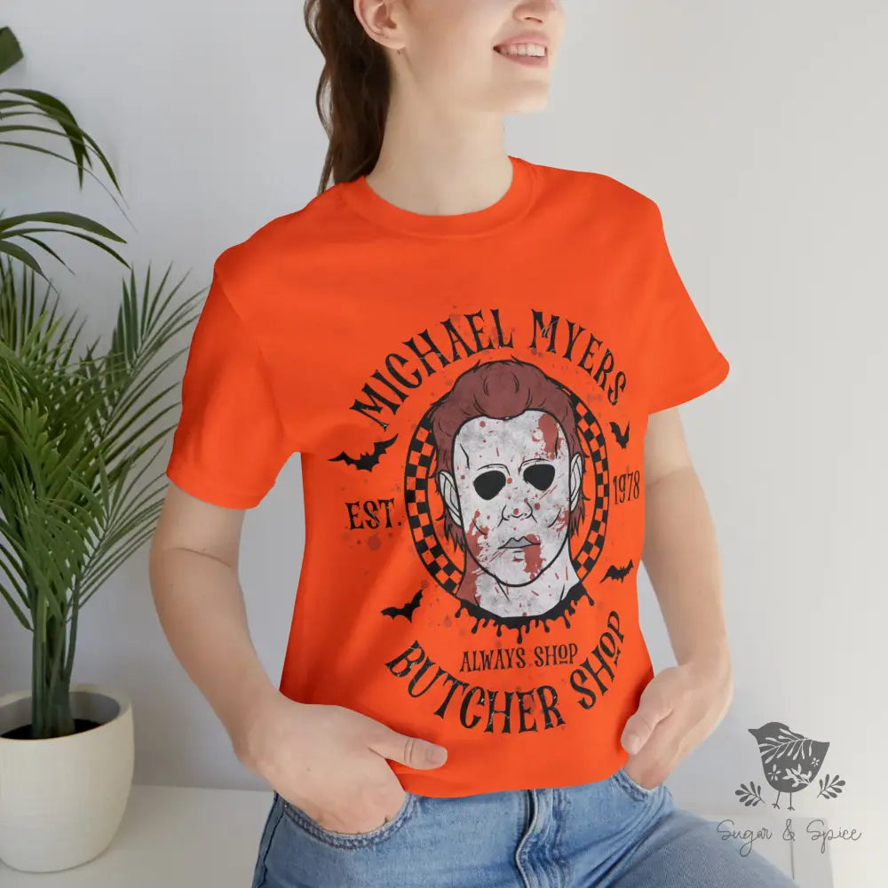 Halloween Butcher Shop T-Shirt - Premium T-Shirt from Printify - Just $27.98! Shop now at Sugar and Spice Paper