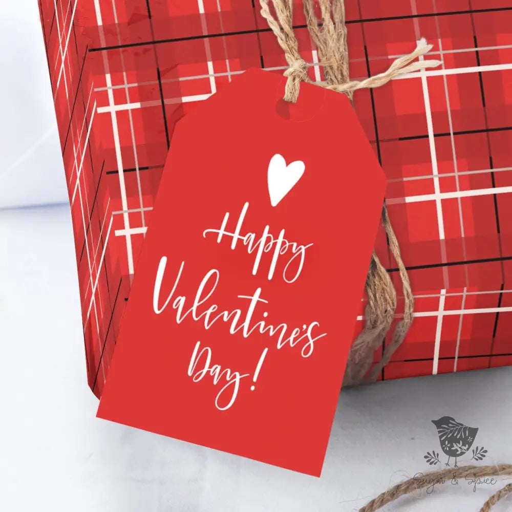 Happy Valentine's Day Gift Tags - Premium Craft Supplies & Tools > Party & Gifting > Labels, Stickers & Tags > Tags from Sugar and Spice Invitations - Just $24! Shop now at Sugar and Spice Paper