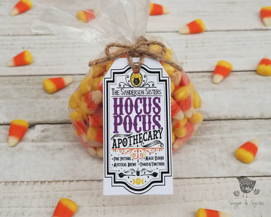 Hocus Pocus Halloween Gift Tag - Premium Craft Supplies & Tools > Party & Gifting > Labels, Stickers & Tags > Tags from Sugar and Spice Invitations - Just $24! Shop now at Sugar and Spice Paper