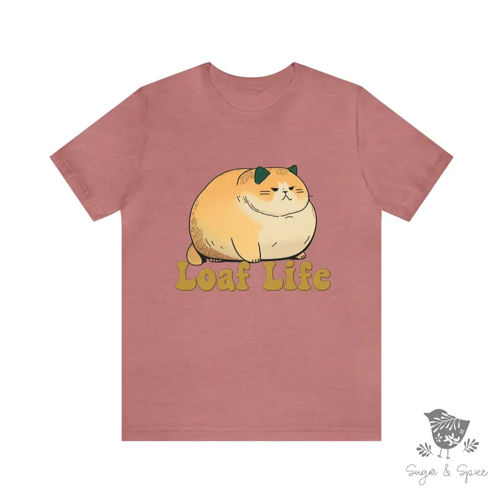 Loaf Life Cat T-Shirt - Premium T-Shirt from Printify - Just $24.87! Shop now at Sugar and Spice Paper