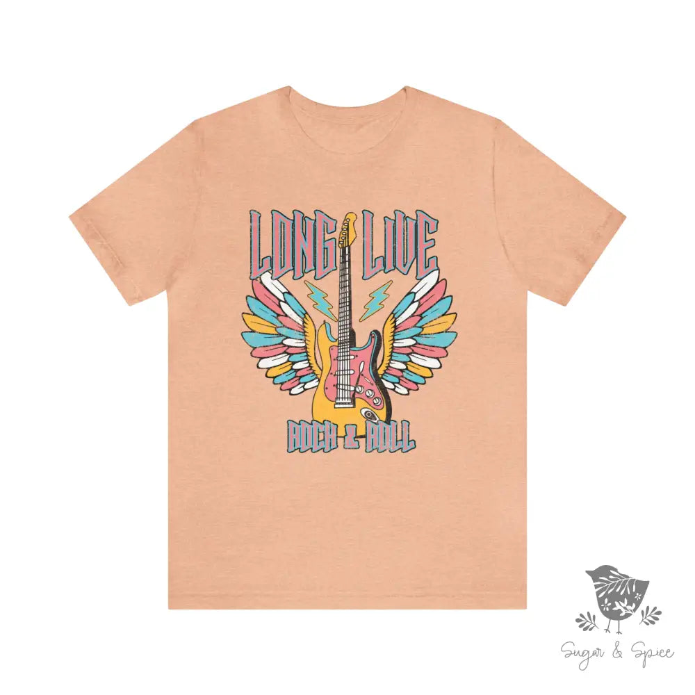 Long Live Rock n Roll T-Shirt - Premium T-Shirt from Printify - Just $24.87! Shop now at Sugar and Spice Paper