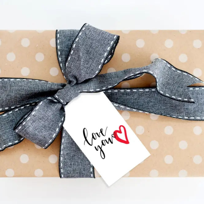 Love You Valentine Gift Tag - Premium Craft Supplies & Tools > Party & Gifting > Labels, Stickers & Tags > Tags from Sugar and Spice Invitations - Just $26! Shop now at Sugar and Spice Paper