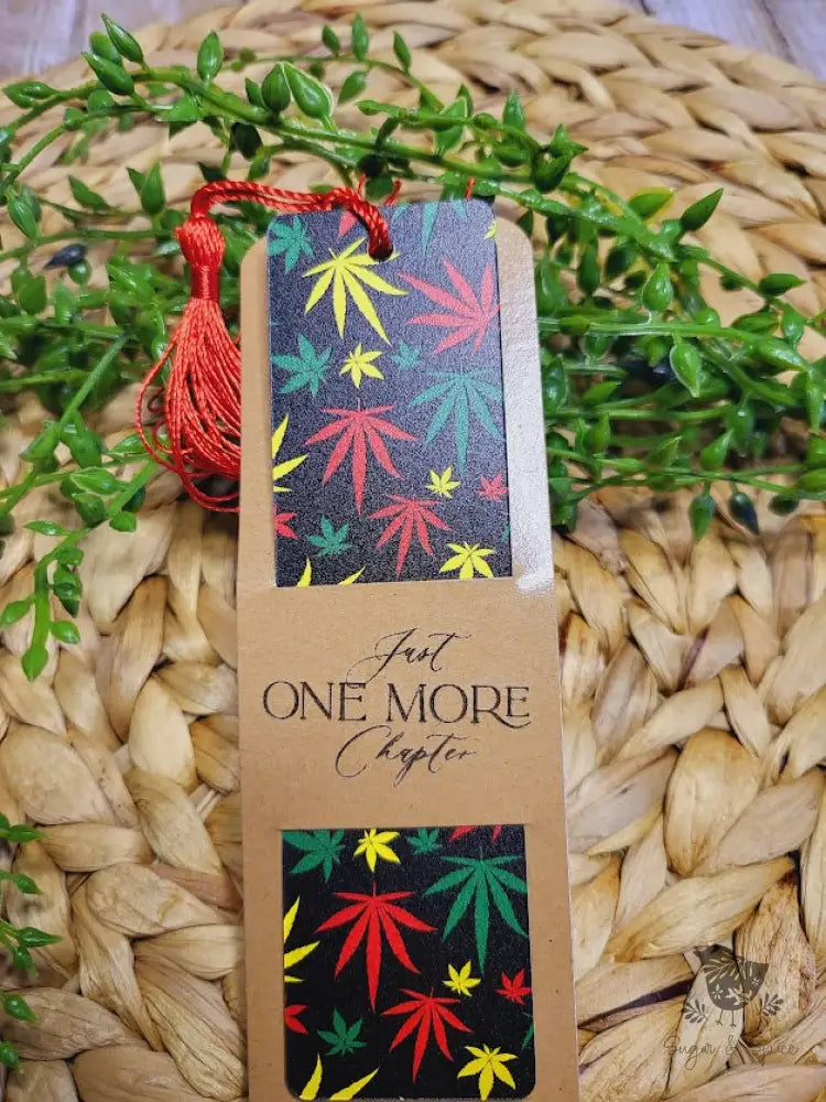 Marijuana Weed Acrylic Bookmark Engraved Gifts