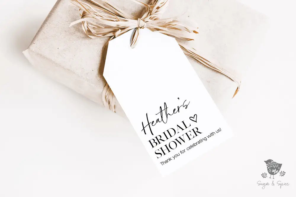 Minimalist Heart Gift Tag - Premium Craft Supplies & Tools > Party & Gifting > Labels, Stickers & Tags > Tags from Sugar and Spice Invitations - Just $26! Shop now at Sugar and Spice Paper