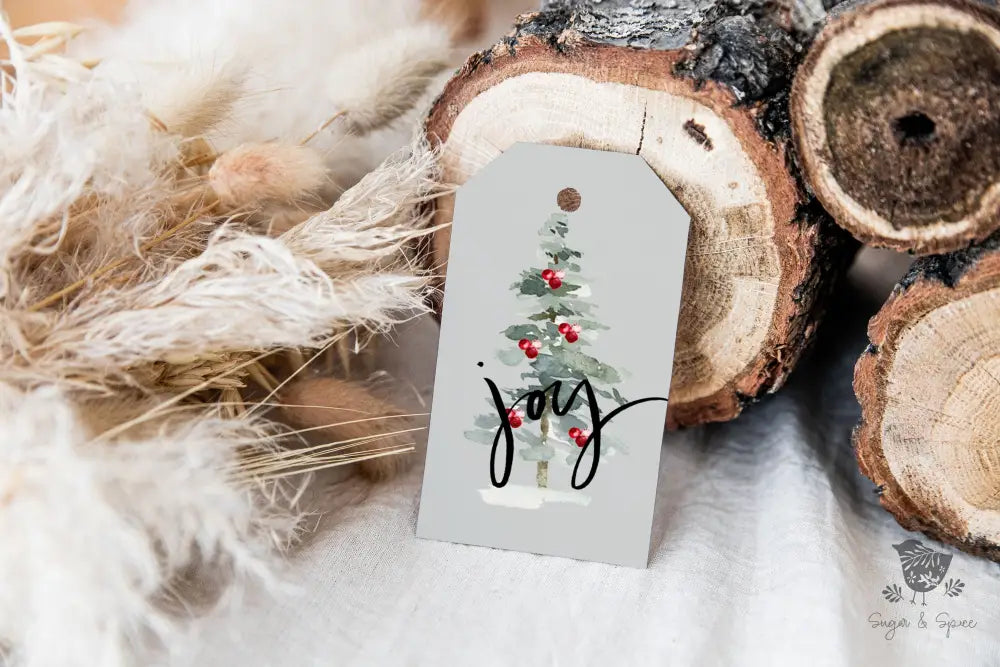 Mint & Red Berry Christmas Gift Tag - Premium Craft Supplies & Tools > Party & Gifting > Labels, Stickers & Tags > Tags from Sugar and Spice Invitations - Just $26! Shop now at Sugar and Spice Paper