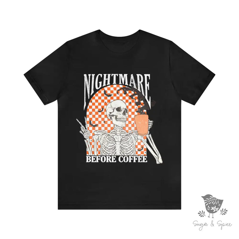 Nightmare Before Coffee T-Shirt Black / S