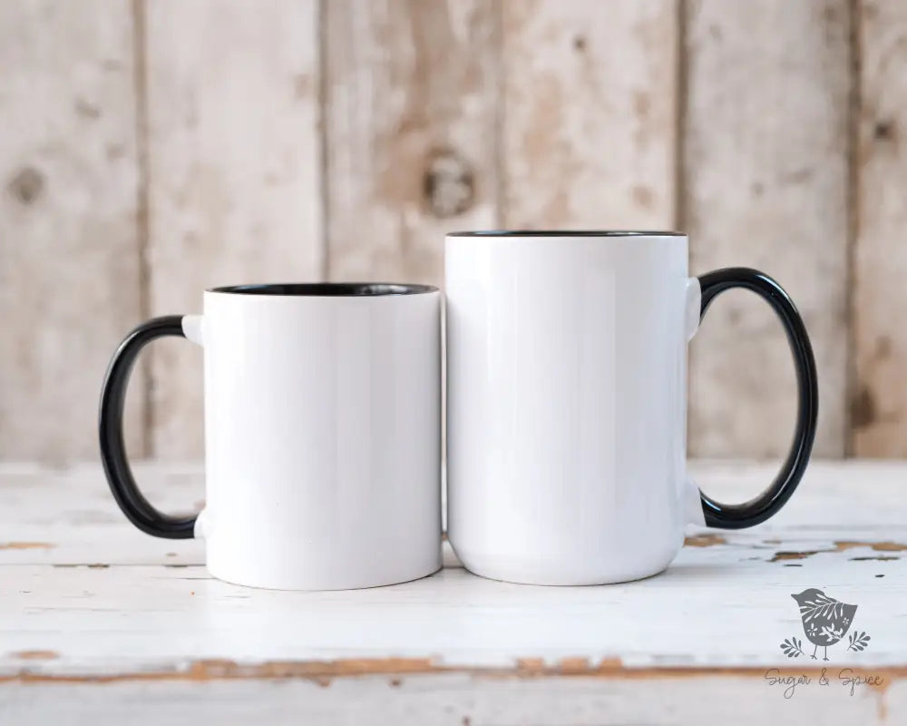 Nine Hand drawn Hearts Coffee Mug - Premium Mug from Printify - Just $18! Shop now at Sugar and Spice Paper