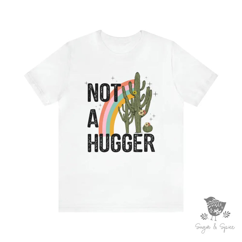 Not a Hugger Desert Cactus T-Shirt - Premium T-Shirt from Printify - Just $24.87! Shop now at Sugar and Spice Paper