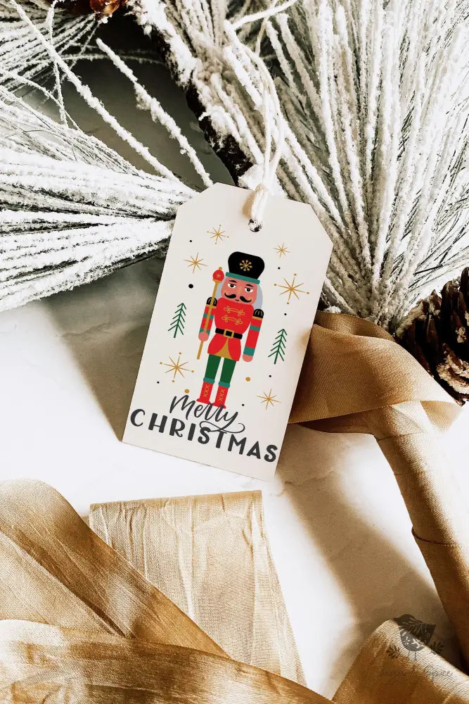 Nutcracker Christmas Gift Tag - Premium Craft Supplies & Tools > Party & Gifting > Labels, Stickers & Tags > Tags from Sugar and Spice Invitations - Just $26! Shop now at Sugar and Spice Paper