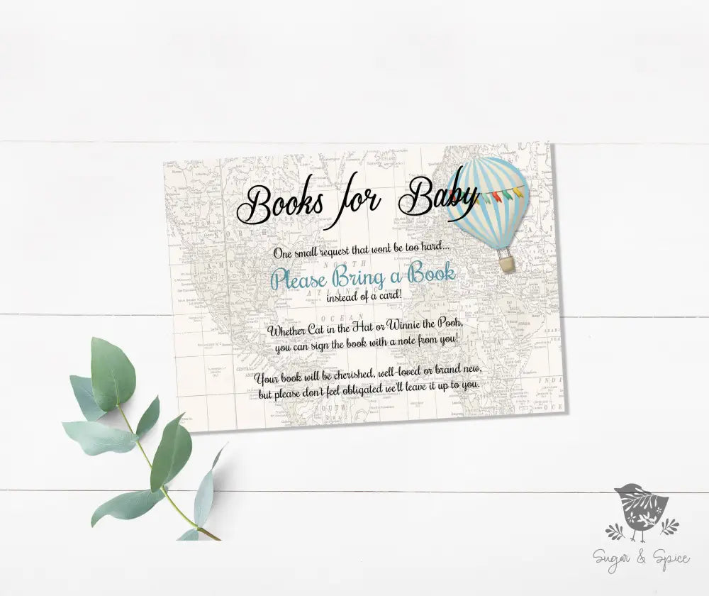 Oh the Places He'll Go Books for Baby - Premium Paper & Party Supplies > Paper > Invitations & Announcements > Invitations from Sugar and Spice Invitations - Just $1.50! Shop now at Sugar and Spice Paper