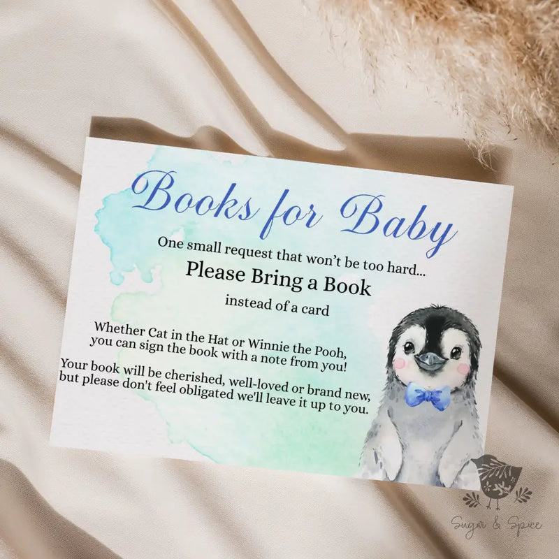 Penguin Books for Baby - Premium Paper & Party Supplies > Paper > Invitations & Announcements > Invitations from Sugar and Spice Invitations - Just $1.50! Shop now at Sugar and Spice Paper