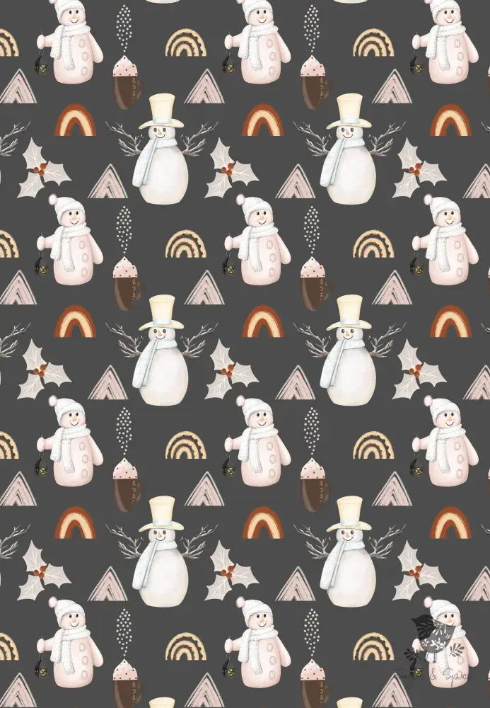 Snowman discount wrapping paper