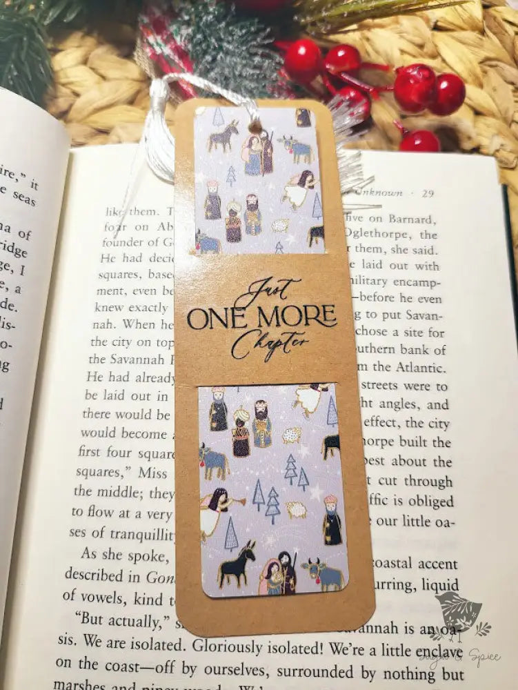 Religious Holy Night Christmas Acrylic Bookmark - Premium Engraved Gifts from Sugar and Spice - Just $4.87! Shop now at Sugar and Spice Paper