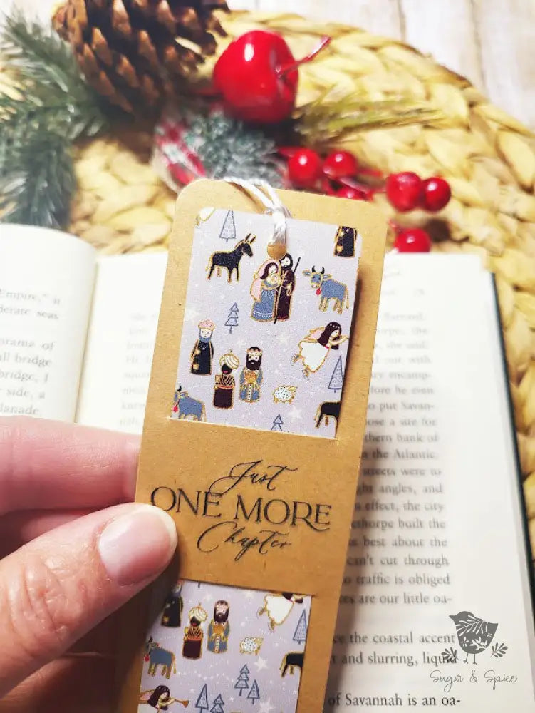 Religious Holy Night Christmas Acrylic Bookmark Engraved Gifts