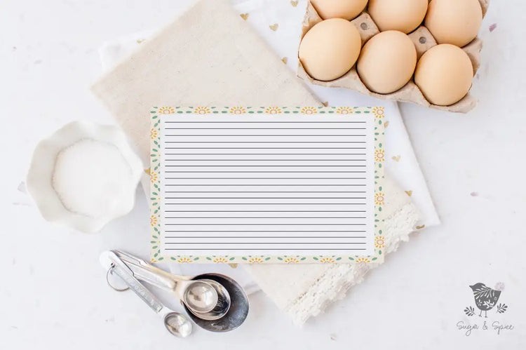 Retro Housewife Recipe Cards - Premium  from Sugar and Spice Invitations - Just $2.50! Shop now at Sugar and Spice Paper