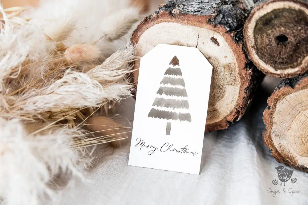 Rustic Christmas Tree Gift Tags - Premium Craft Supplies & Tools > Party & Gifting > Labels, Stickers & Tags > Tags from Sugar and Spice Invitations - Just $26! Shop now at Sugar and Spice Paper