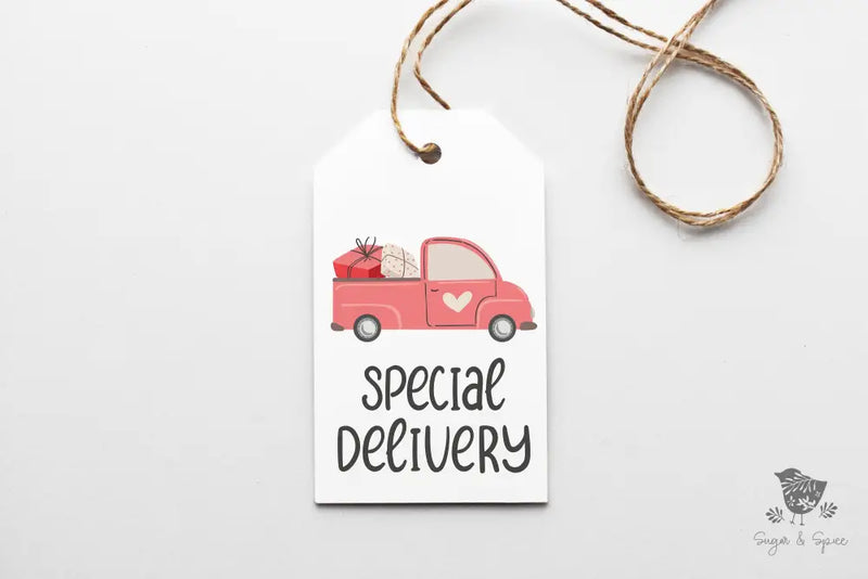 Special Delivery Gift Tags - Premium Craft Supplies & Tools > Party & Gifting > Labels, Stickers & Tags > Tags from Sugar and Spice Invitations - Just $24! Shop now at Sugar and Spice Paper