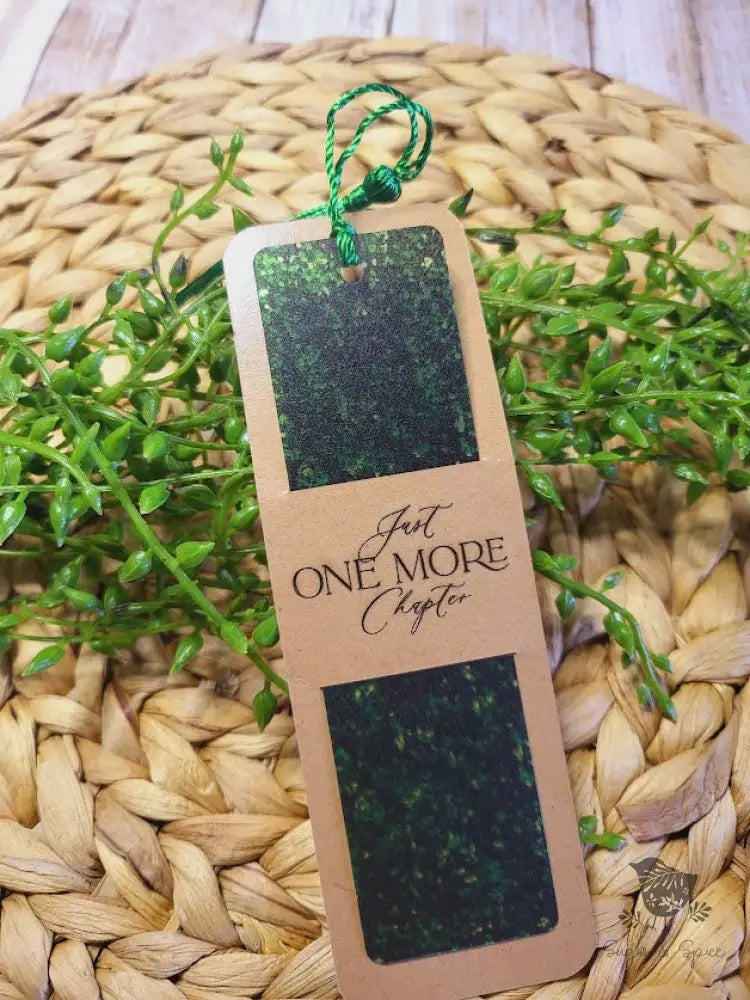 St Patricks Day Green Glitter Acrylic Bookmark Engraved Gifts
