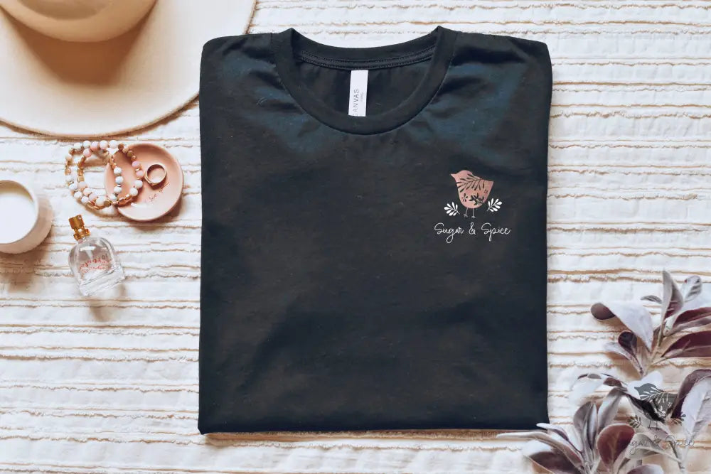 Sugar and Spice T-Shirt - Premium T-Shirt from Printify - Just $28.17! Shop now at Sugar and Spice Paper