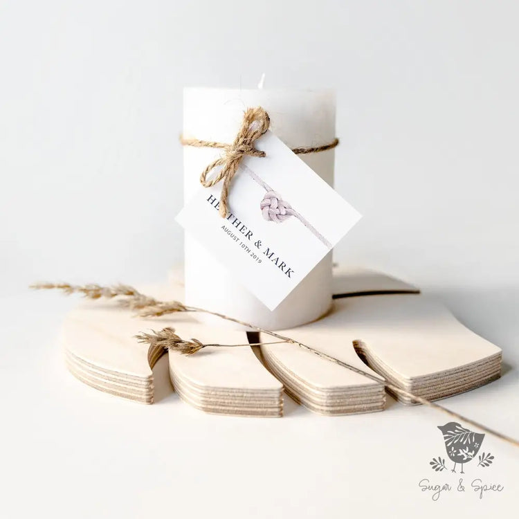 Tie the Knot Gift Tags - Premium Craft Supplies & Tools > Party & Gifting > Labels, Stickers & Tags > Tags from Sugar and Spice Invitations - Just $24! Shop now at Sugar and Spice Paper