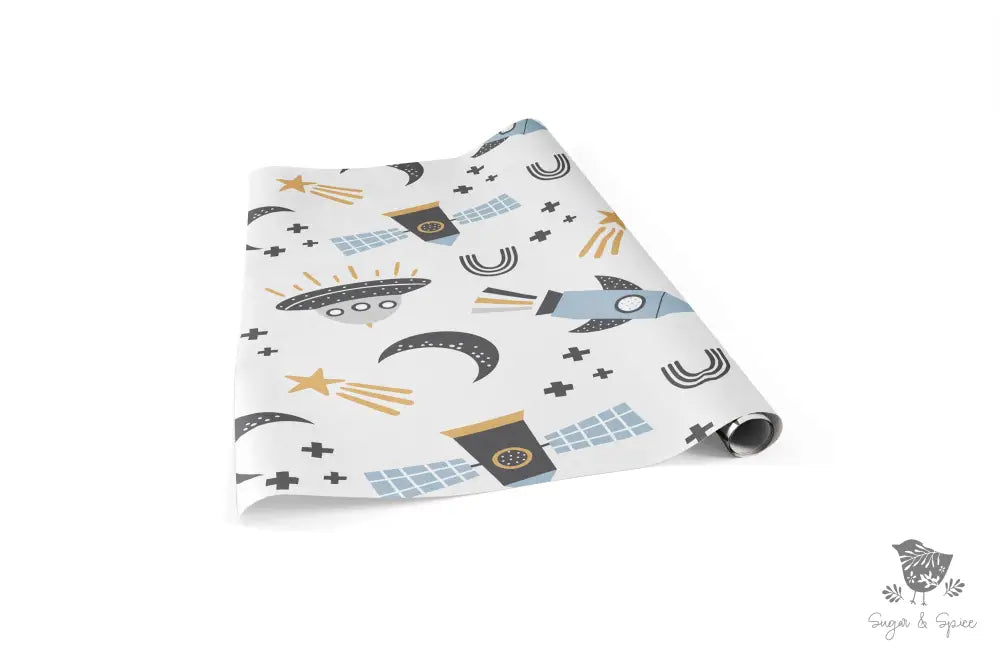 To the Moon Wrapping Paper - Premium Craft Supplies & Tools > Party & Gifting > Packaging & Wrapping from Sugar and Spice Invitations - Just $26.10! Shop now at Sugar and Spice Paper
