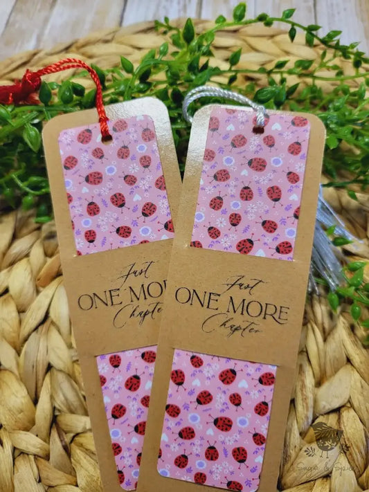 Valentines Day Ladybug Pattern Acrylic Bookmark - Premium Engraved Gifts from Sugar and Spice - Just $4.87! Shop now at Sugar and Spice Paper