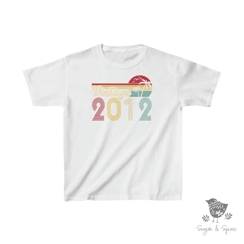 Vintage Beach Birthday Kids T-Shirt - Premium Kids clothes from Printify - Just $22.42! Shop now at Sugar and Spice Paper