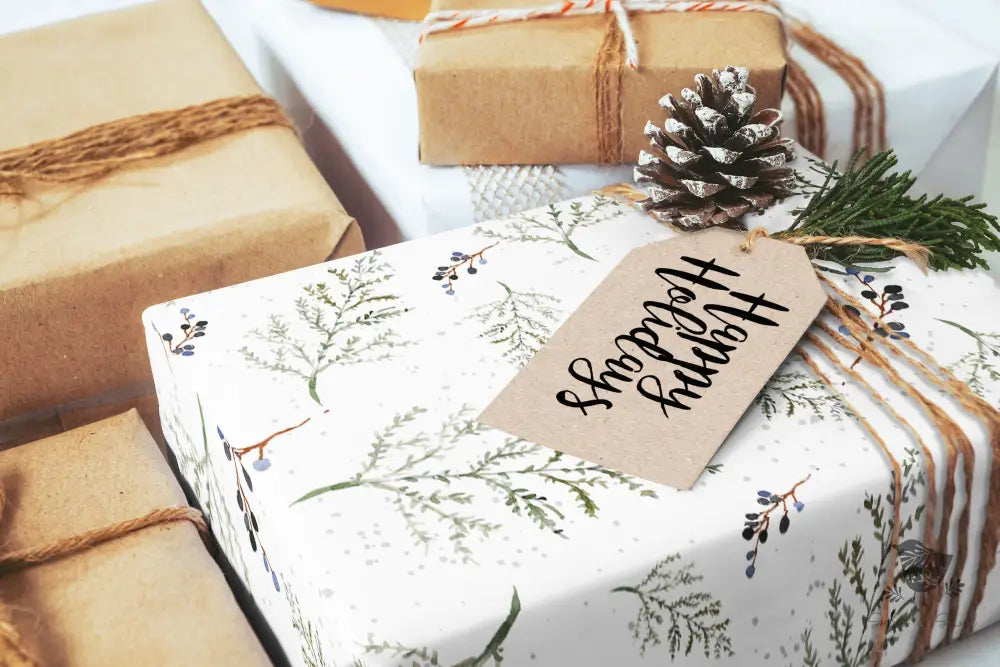 Winter Berry Wrapping Paper - Premium Craft Supplies & Tools > Party & Gifting > Packaging & Wrapping from Sugar and Spice Invitations - Just $26.10! Shop now at Sugar and Spice Paper