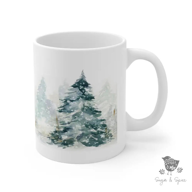 Winter Woodland Ceramic Mug 11Oz
