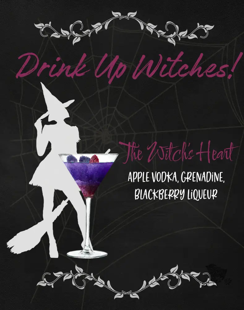 Witches Halloween Signature Drink Sign - Premium  from Sugar and Spice Invitations - Just $25! Shop now at Sugar and Spice Paper