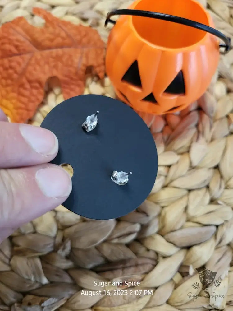 Witches Hat Halloween Stud Earrings